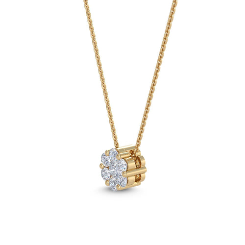 Aveline Bloom lab grown diamond pendant