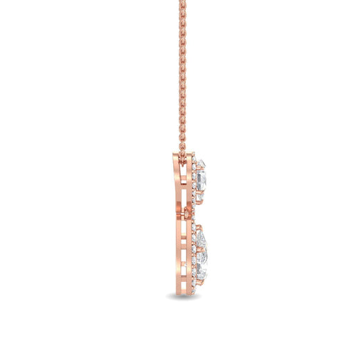 Aveline Dawn lab grown diamond pendant