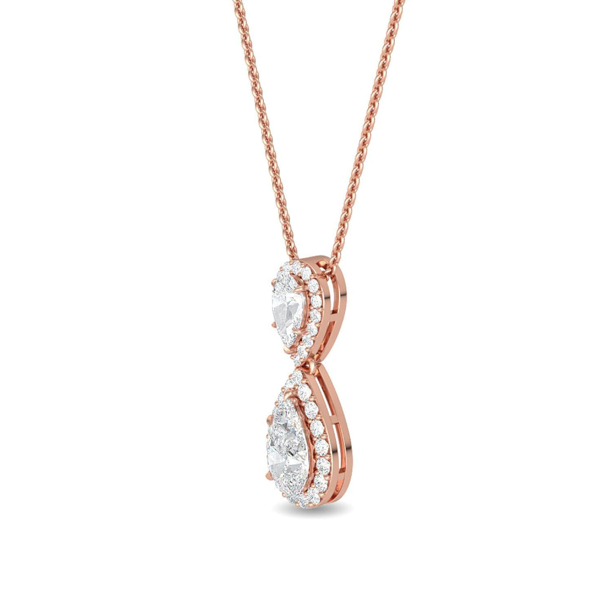 Aveline Dawn lab grown diamond pendant