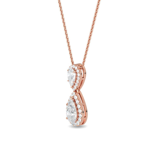 Aveline Dawn lab grown diamond pendant