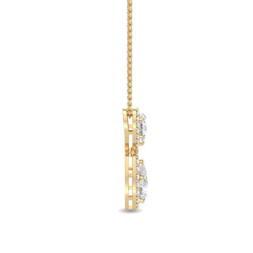 Aveline Dawn lab grown diamond pendant