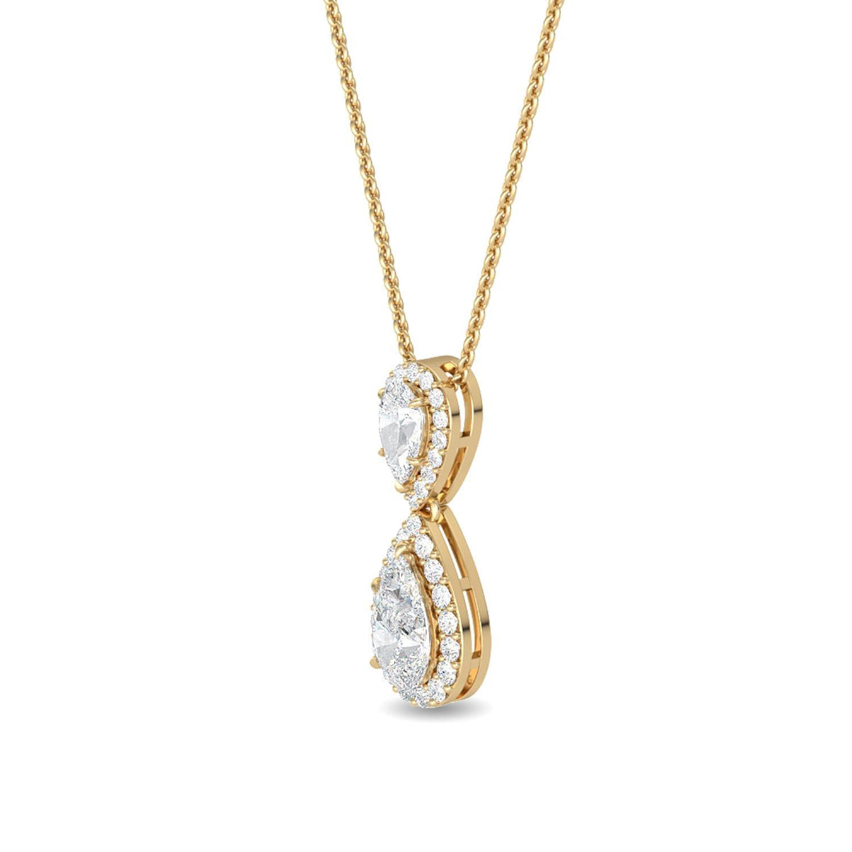 Aveline Dawn lab grown diamond pendant