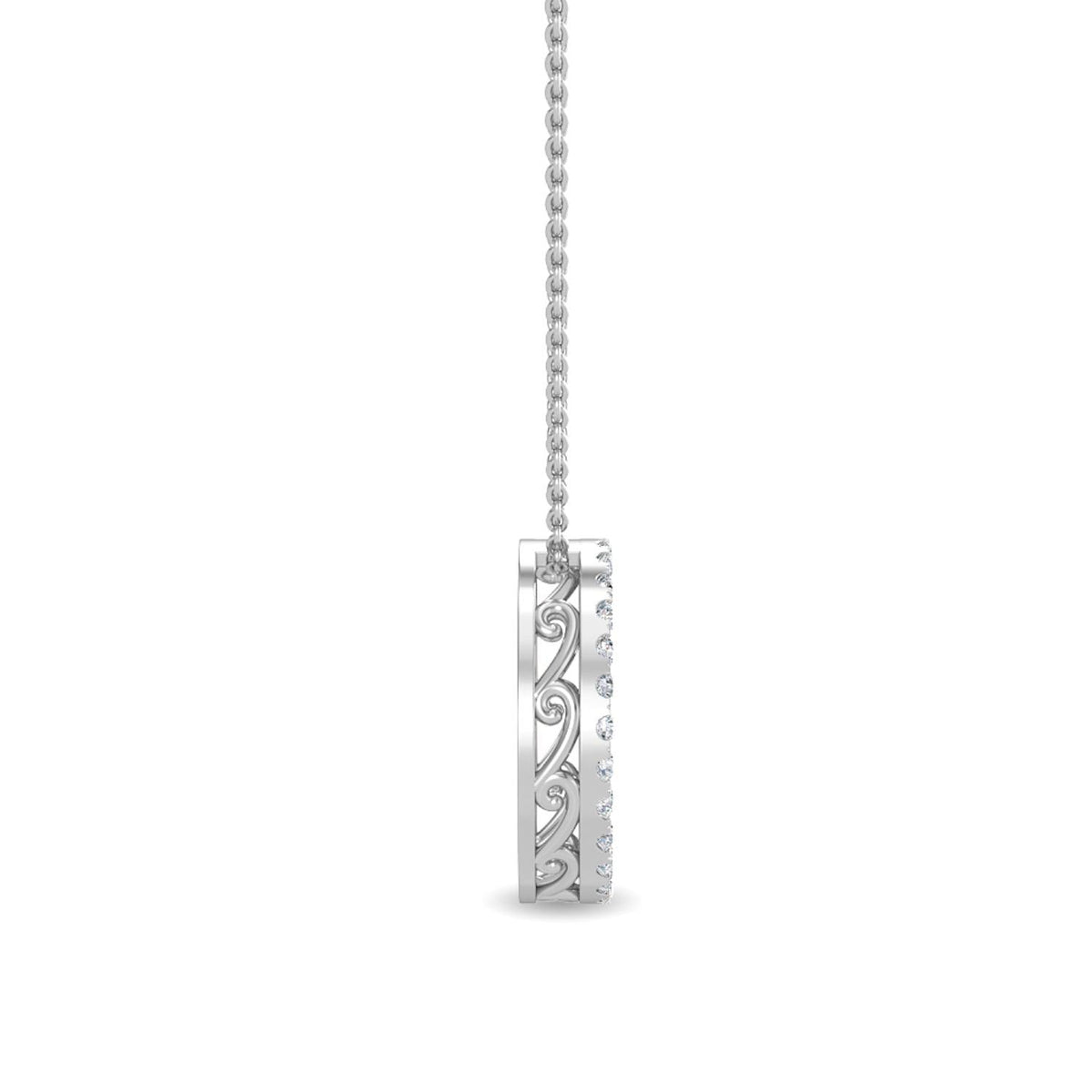 Aveline Joy lab grown diamond pendant
