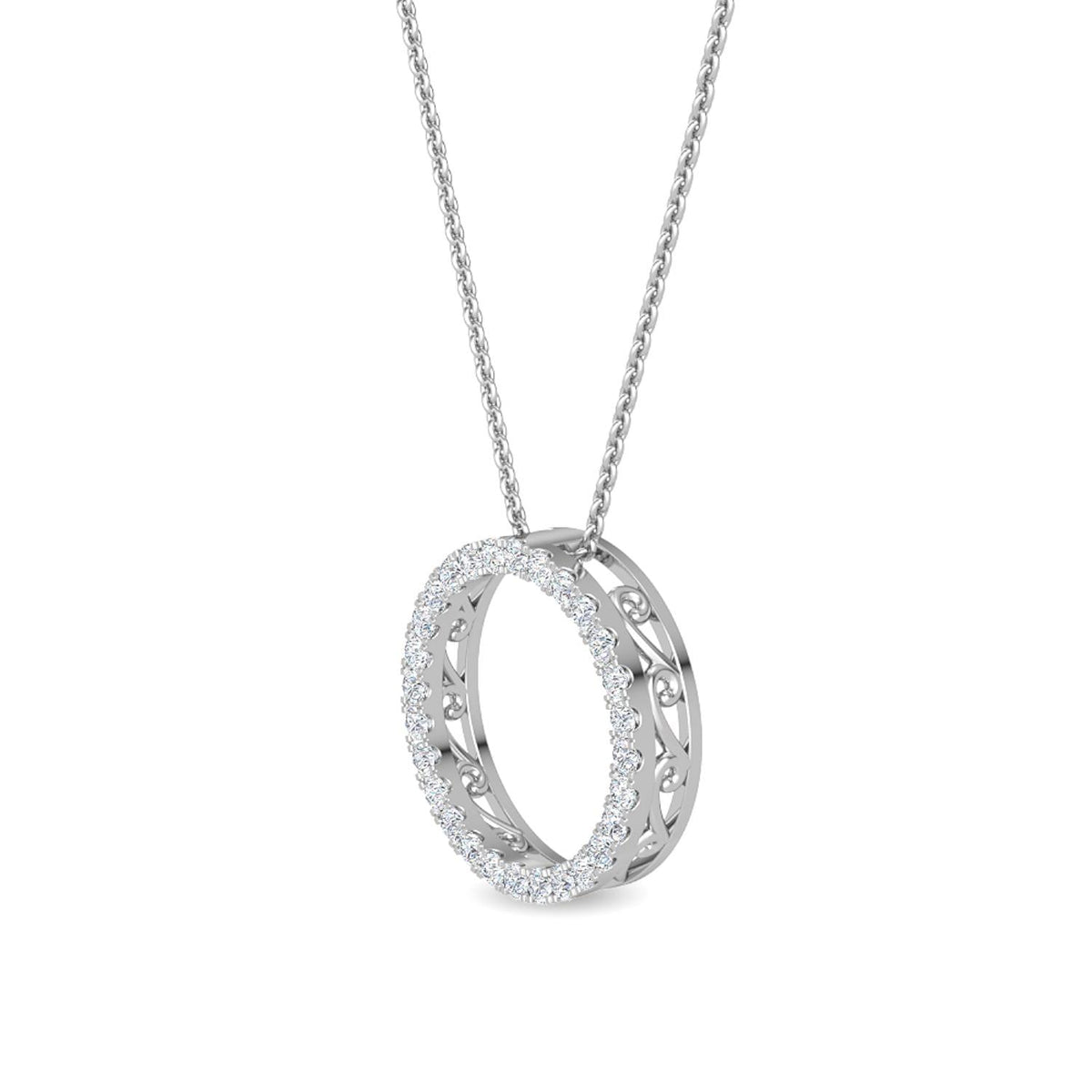 Aveline Joy lab grown diamond pendant