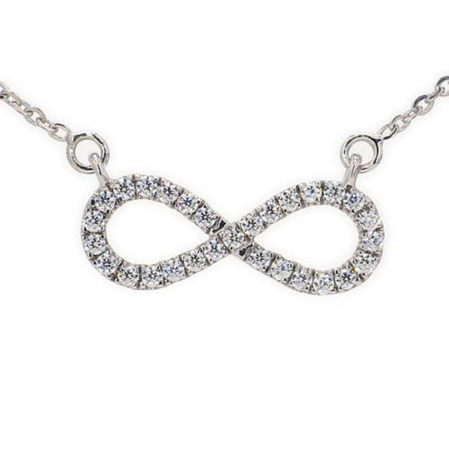 Aveline Lune lab grown diamond pendant
