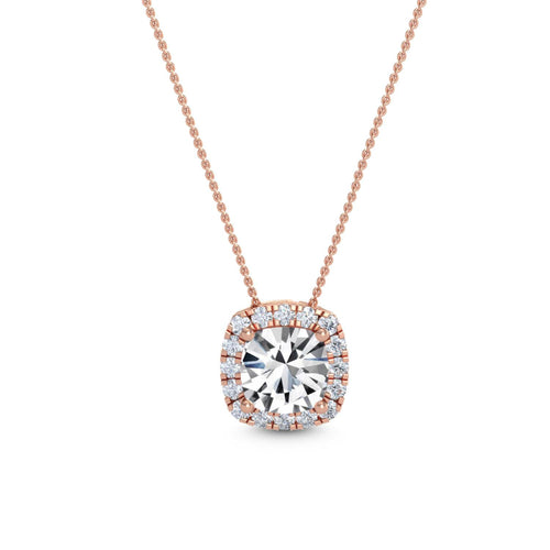 Celestine Belle lab grown diamond pendant