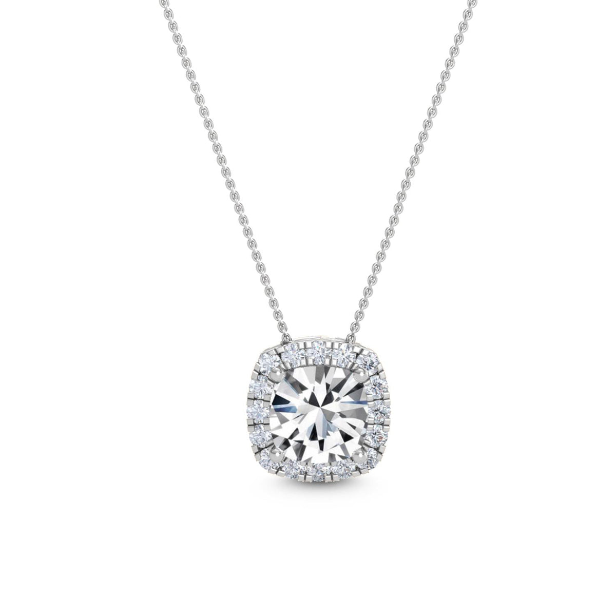 Celestine Belle lab grown diamond pendant