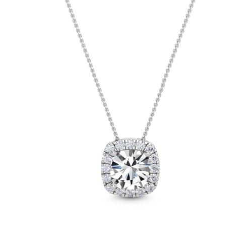 Celestine Belle lab grown diamond pendant