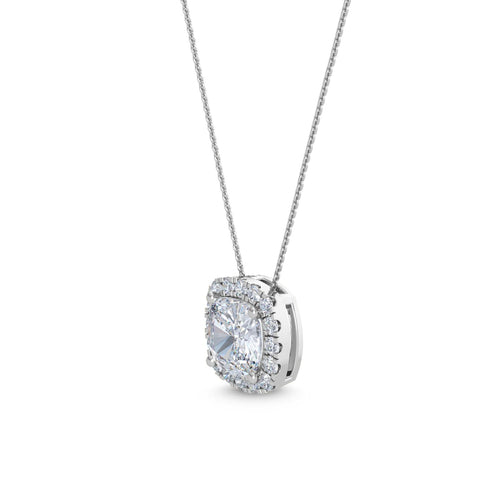 Celestine Belle lab grown diamond pendant