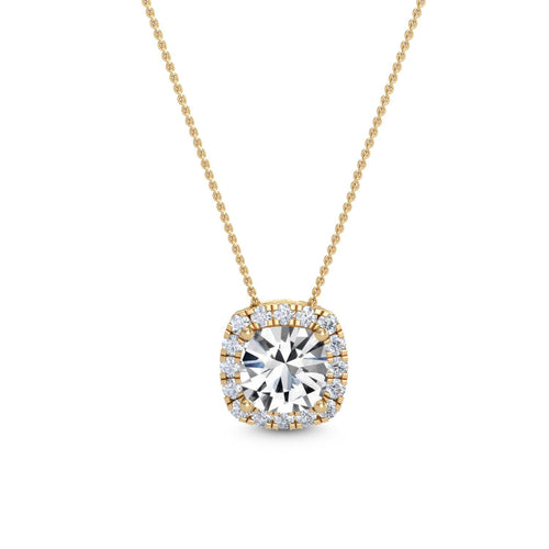 Celestine Belle lab grown diamond pendant
