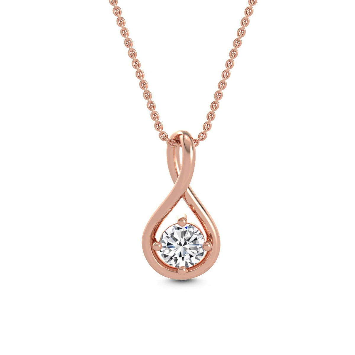 Celestine Grace lab grown diamond pendant