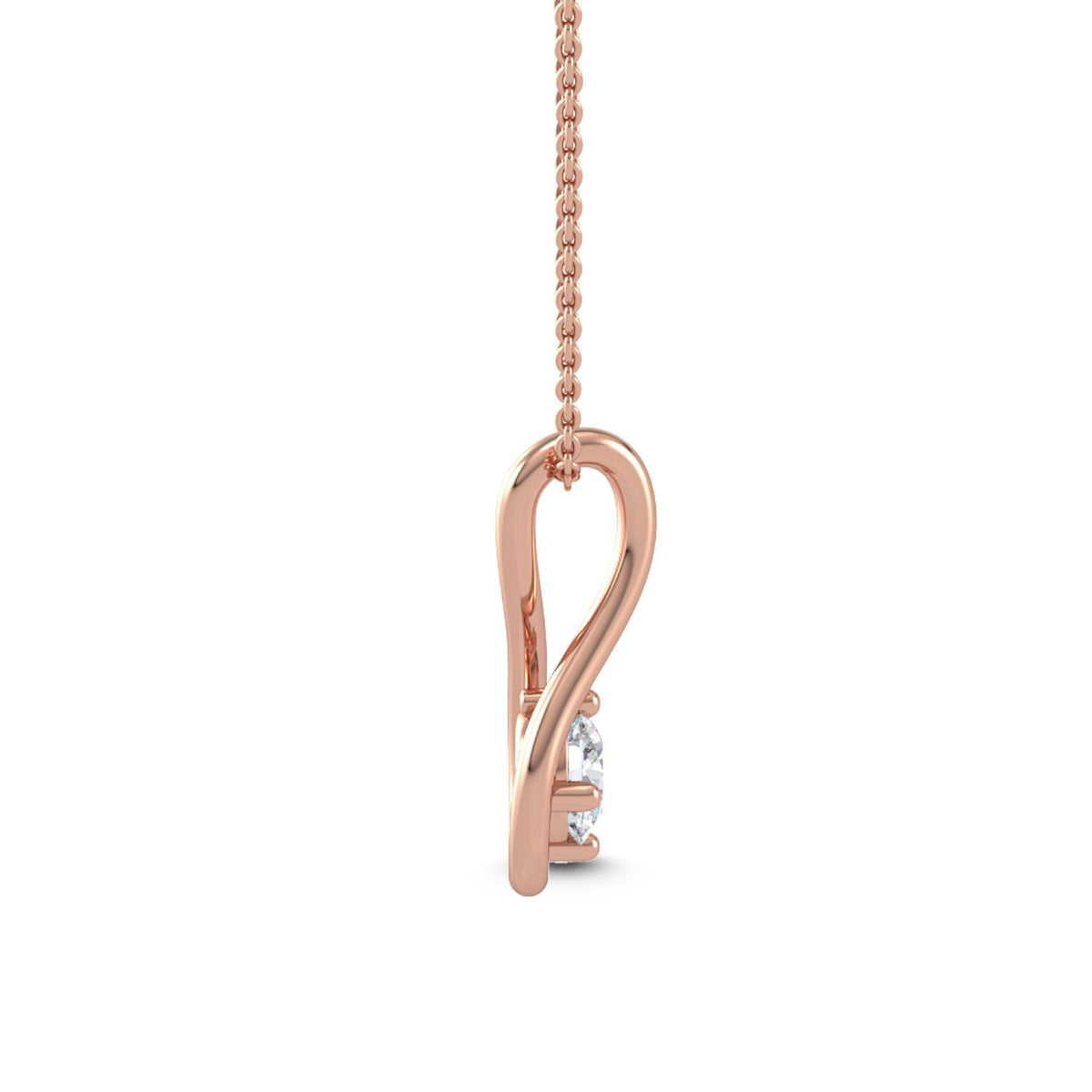 Celestine Grace lab grown diamond pendant