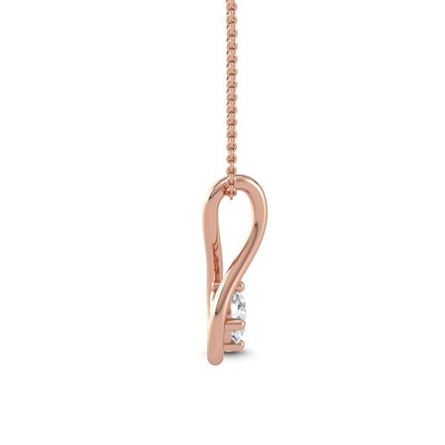 Celestine Grace lab grown diamond pendant