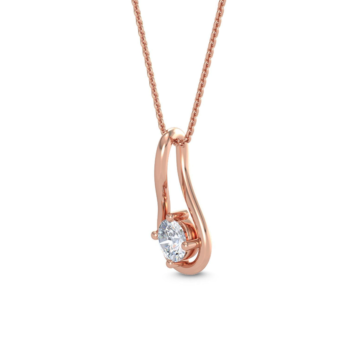 Celestine Grace lab grown diamond pendant