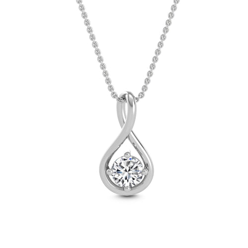 Celestine Grace lab grown diamond pendant