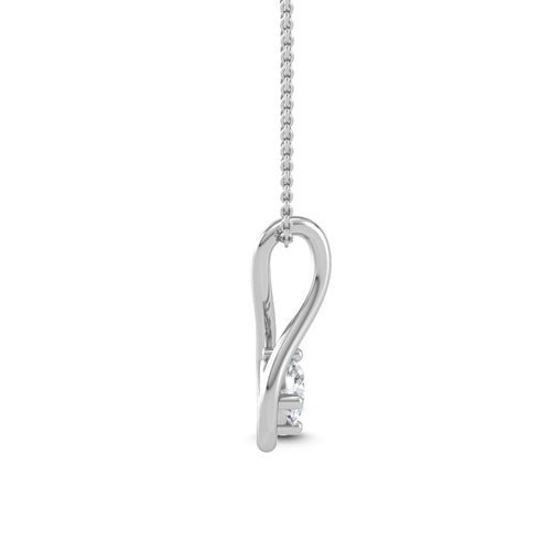 Celestine Grace lab grown diamond pendant