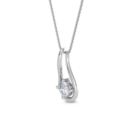 Celestine Grace lab grown diamond pendant