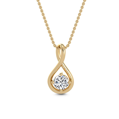 Celestine Grace lab grown diamond pendant