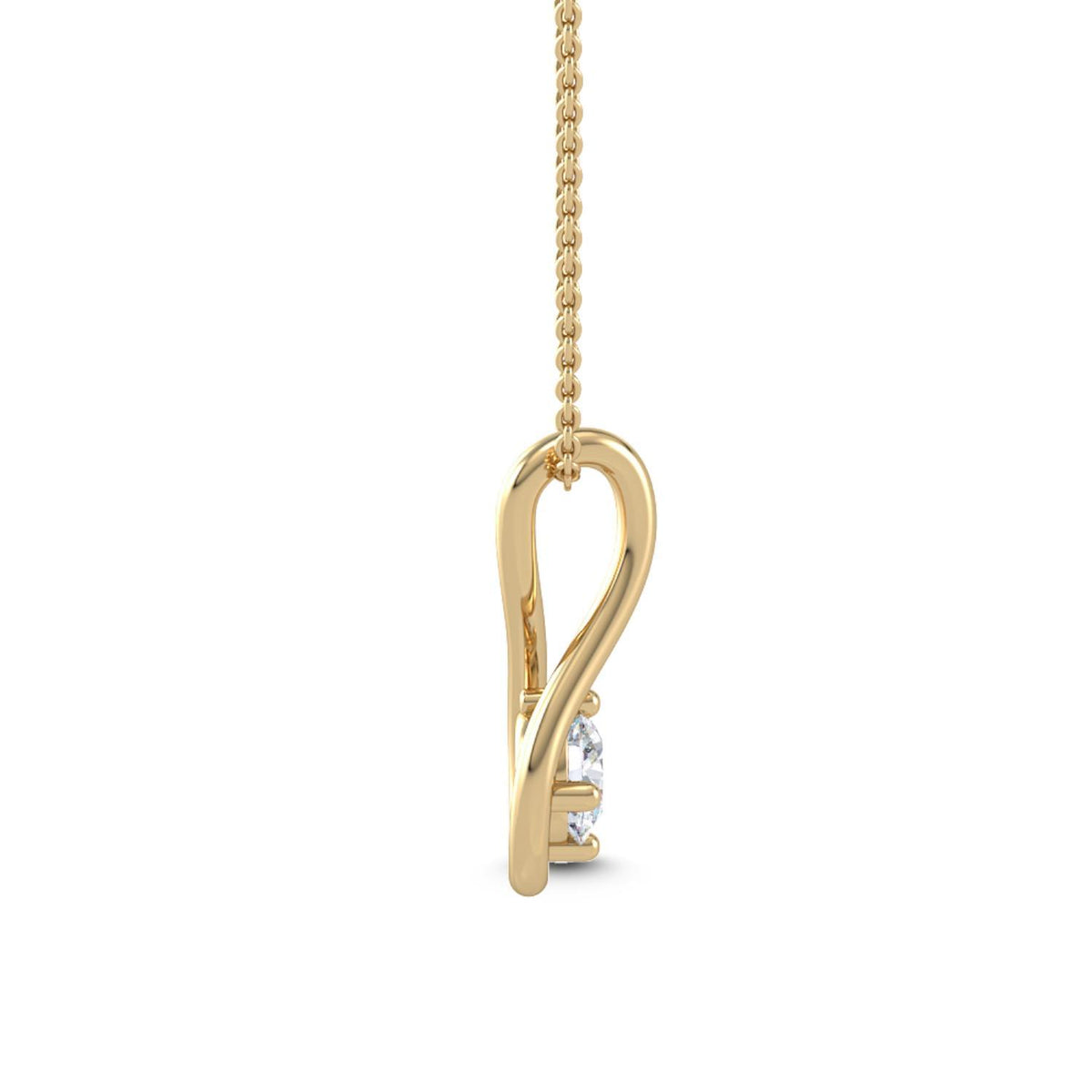 Celestine Grace lab grown diamond pendant