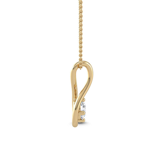 Celestine Grace lab grown diamond pendant