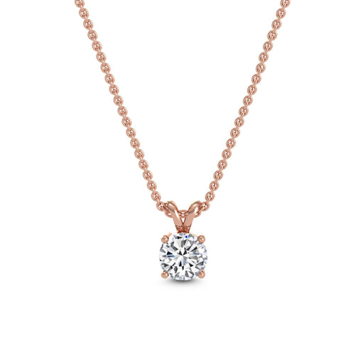 Celestine Joy lab grown diamond pendant