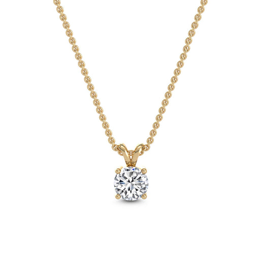 Celestine Joy lab grown diamond pendant
