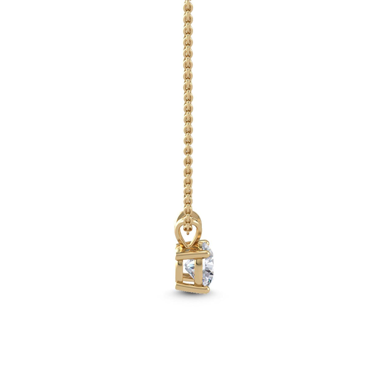 Celestine Joy lab grown diamond pendant