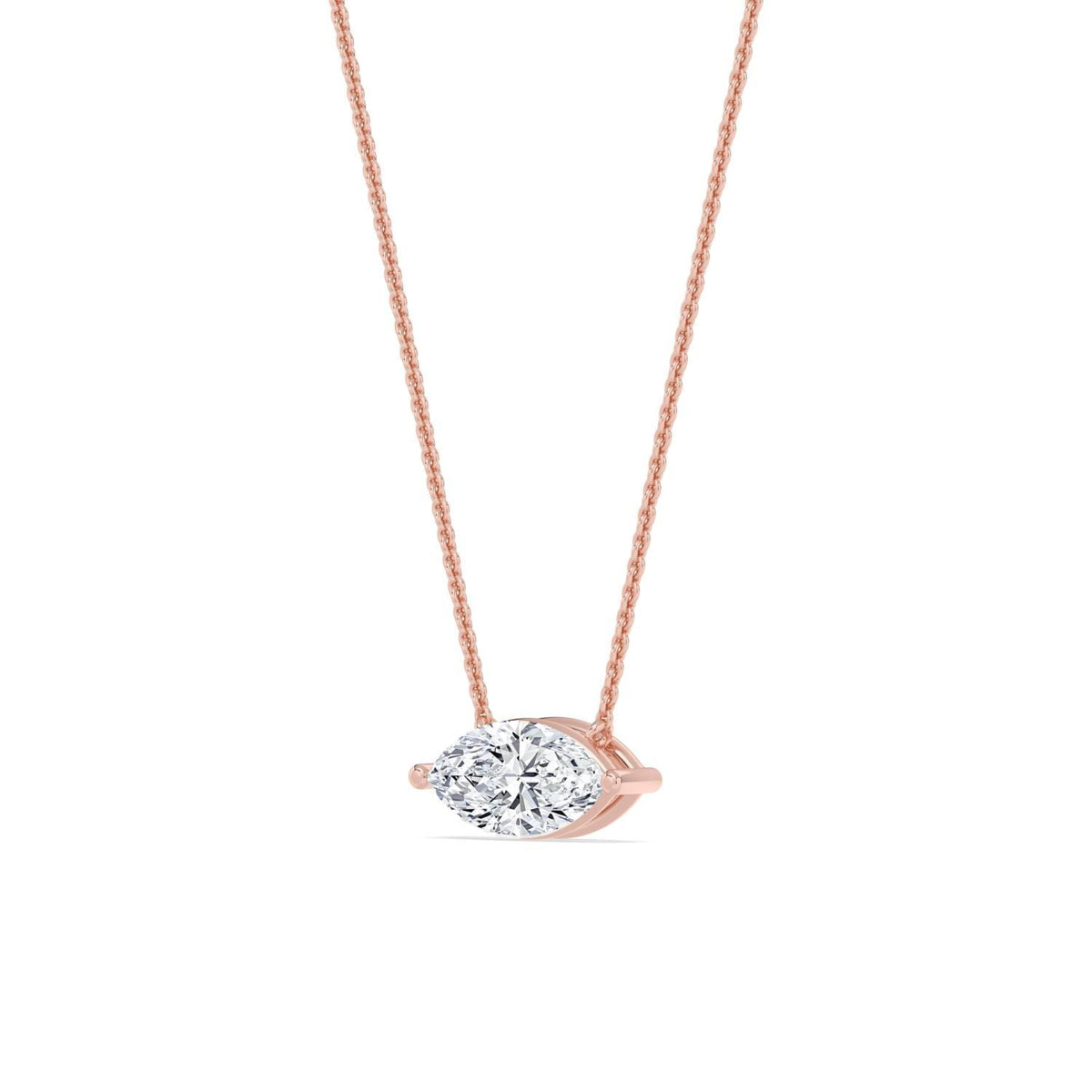 Dahlia Belle lab grown diamond pendant