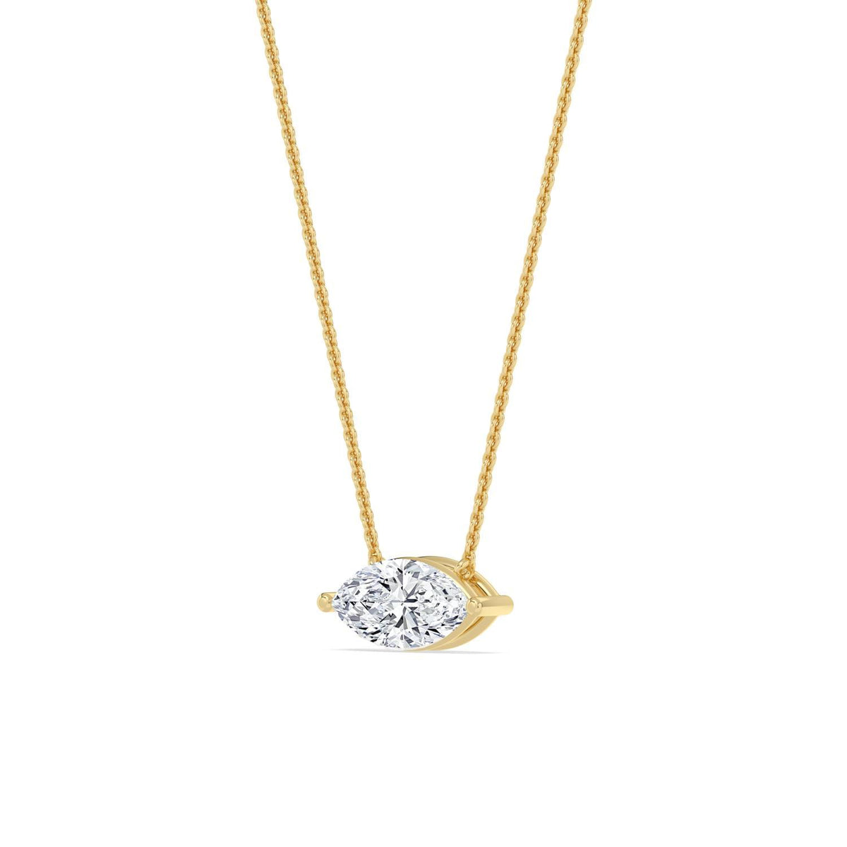 Dahlia Belle lab grown diamond pendant