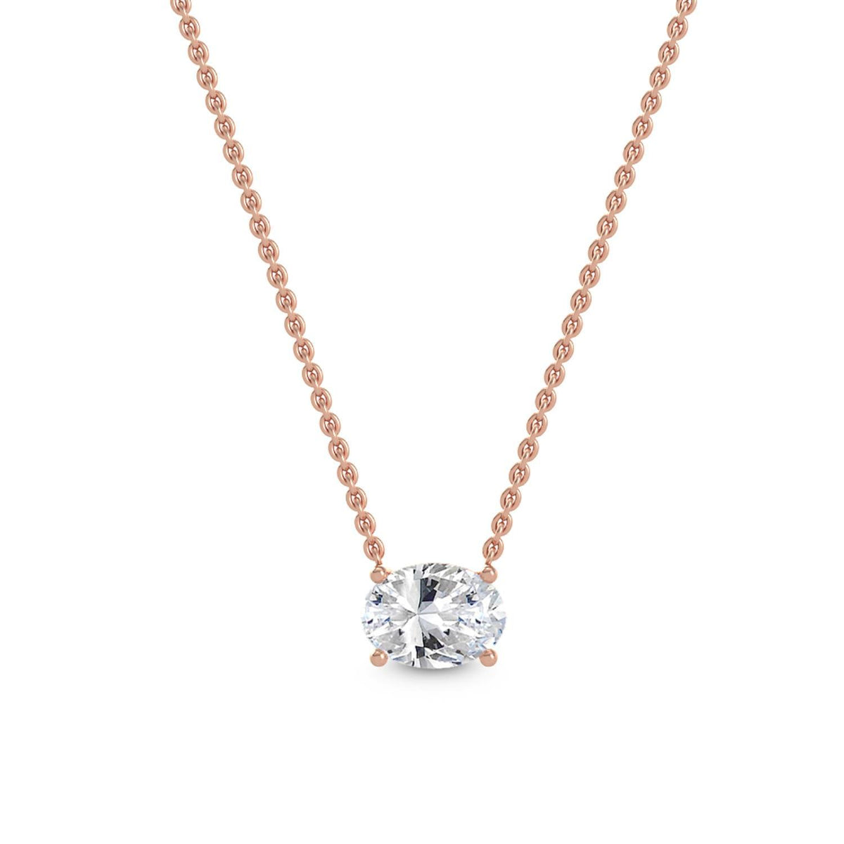 Dahlia Bloom lab grown diamond pendant