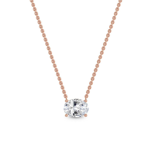 Dahlia Bloom lab grown diamond pendant