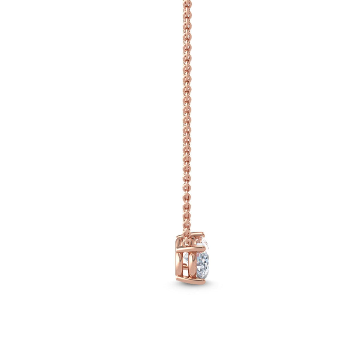 Dahlia Bloom lab grown diamond pendant