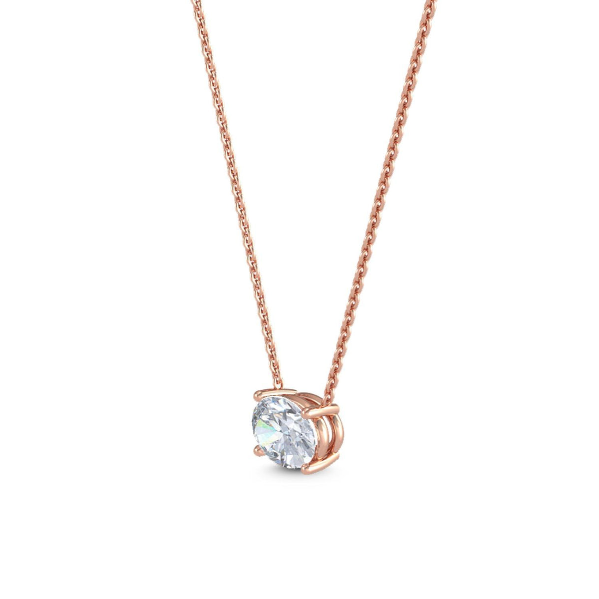 Dahlia Bloom lab grown diamond pendant