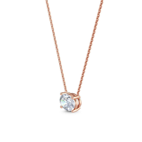 Dahlia Bloom lab grown diamond pendant