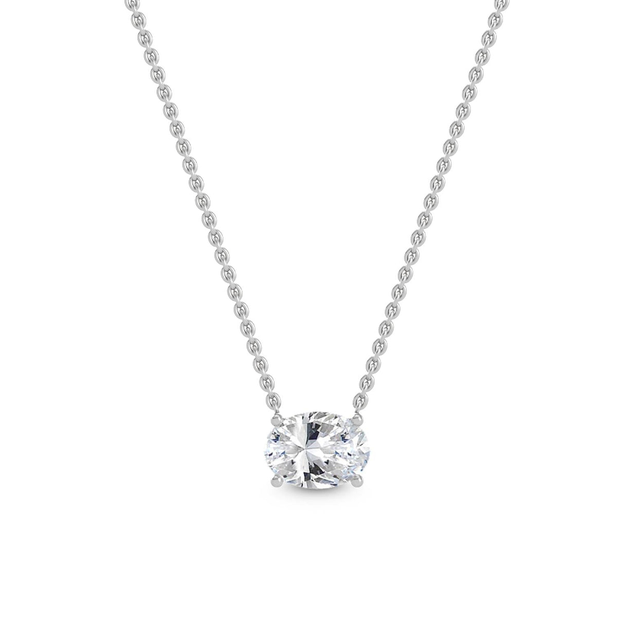 Dahlia Bloom lab grown diamond pendant