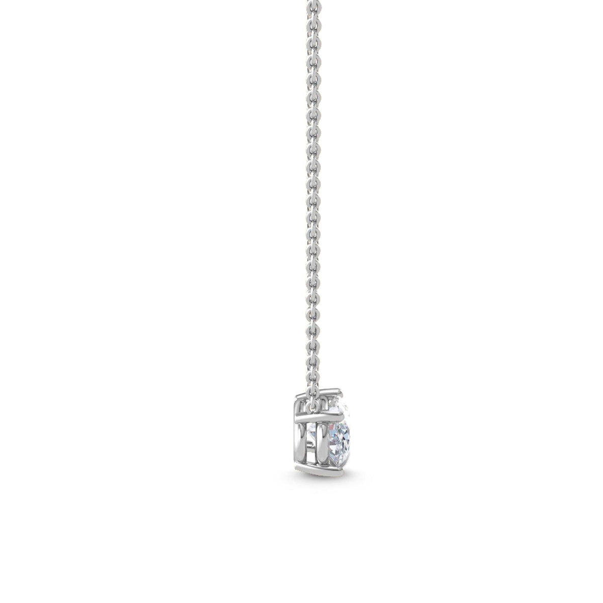 Dahlia Bloom lab grown diamond pendant