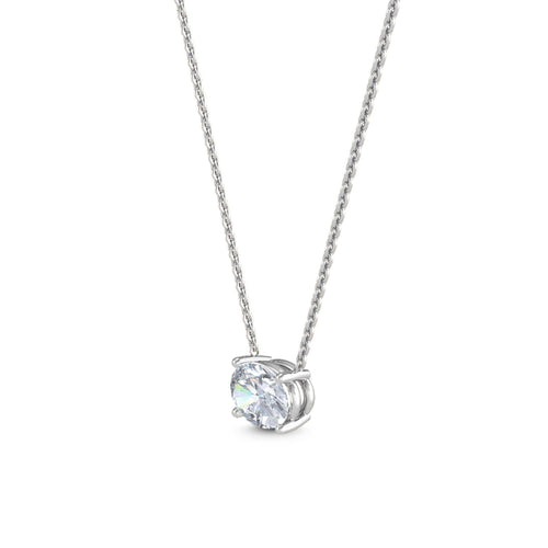 Dahlia Bloom lab grown diamond pendant