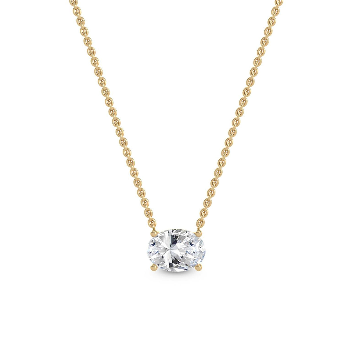Dahlia Bloom lab grown diamond pendant