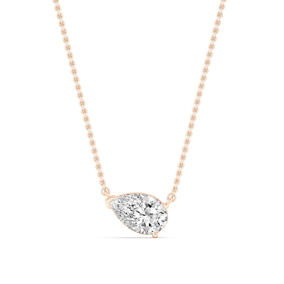Dahlia Dawn lab grown diamond pendant