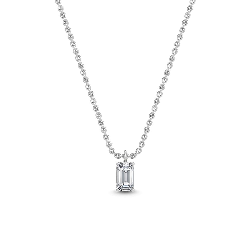 Dahlia Lune lab grown diamond pendant