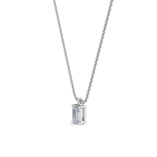 Dahlia Lune lab grown diamond pendant