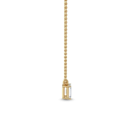 Dahlia Lune lab grown diamond pendant