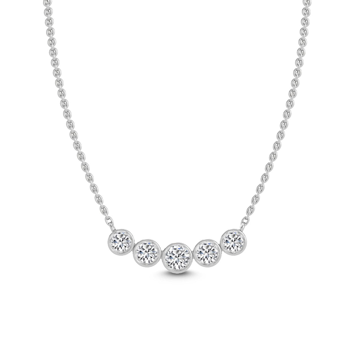 Elodie Bloom lab grown diamond pendant