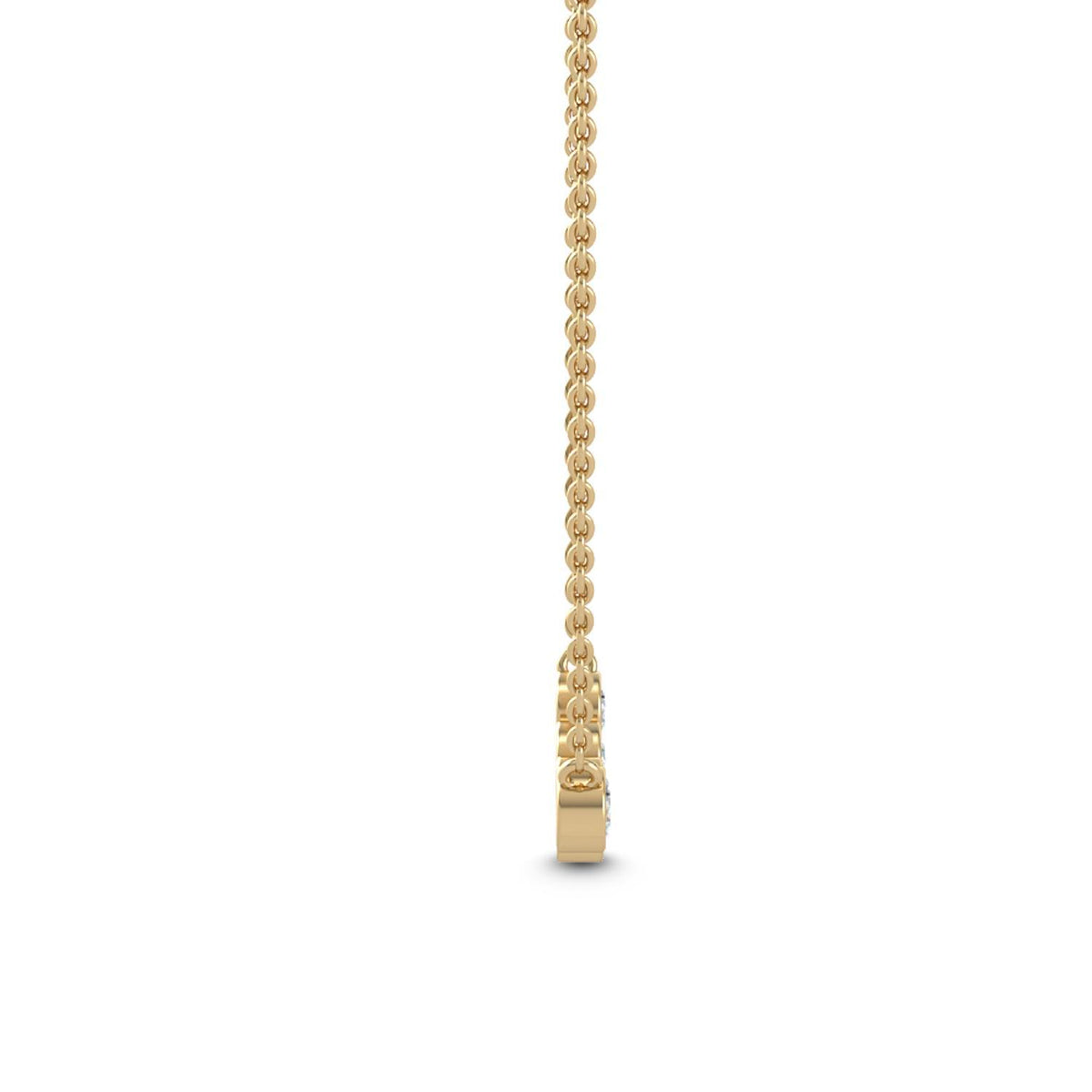 Elodie Bloom lab grown diamond pendant