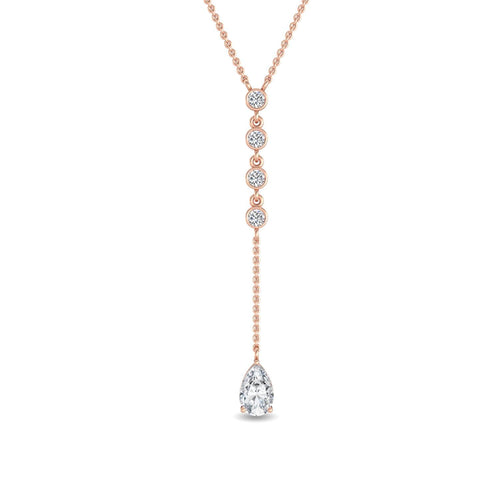Elodie Dawn lab grown diamond pendant