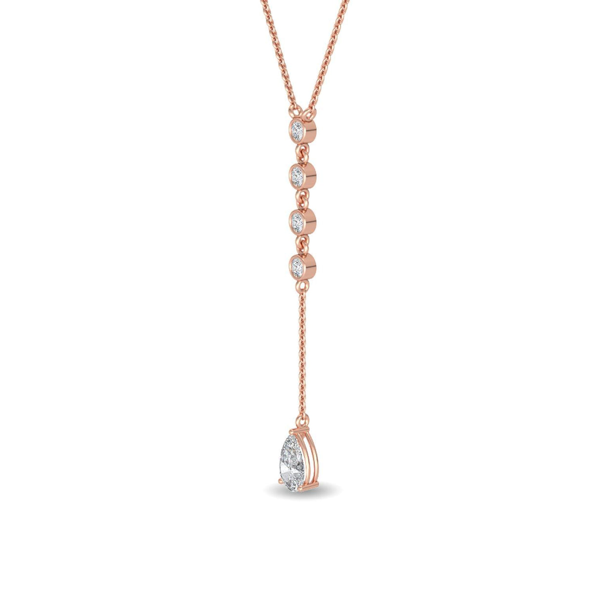 Elodie Dawn lab grown diamond pendant