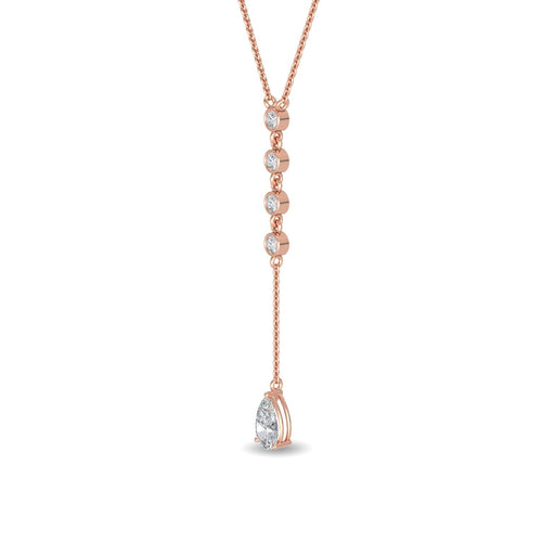 Elodie Dawn lab grown diamond pendant