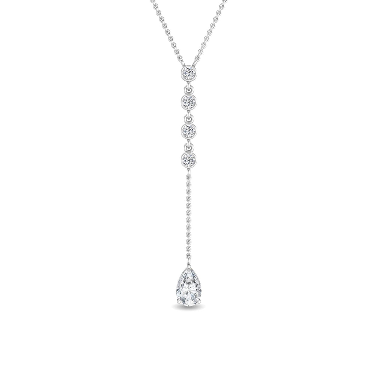 Elodie Dawn lab grown diamond pendant