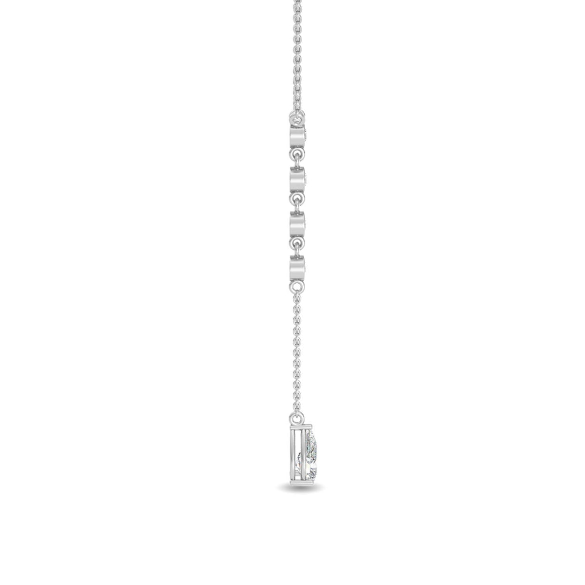 Elodie Dawn lab grown diamond pendant