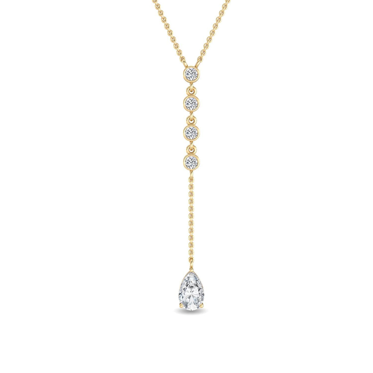 Elodie Dawn lab grown diamond pendant